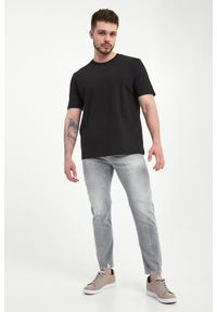 Balmain - T-shirt męski z haftem BALMAIN. Wzór: haft #4