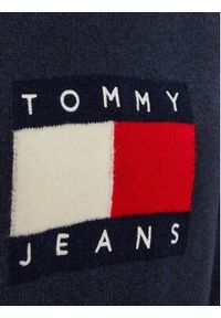 Tommy Jeans Sukienka dzianinowa DW0DW18719 Granatowy Loose Fit. Kolor: niebieski. Materiał: syntetyk