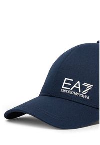 EA7 Emporio Armani Czapka z daszkiem 7X000005 AF11989 MB038 Granatowy. Kolor: niebieski. Materiał: materiał, bawełna #3