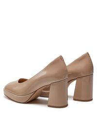 Clarks Czółenka Zoya85 Court 26176365 Beżowy. Kolor: beżowy. Materiał: skóra, lakier #5