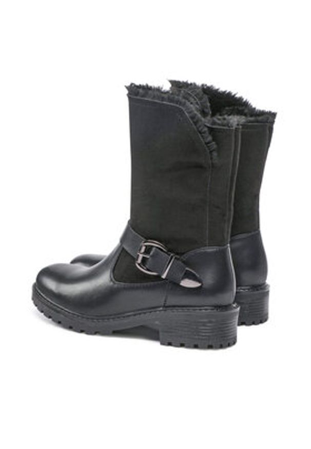 Clara Barson Botki WSX158-01 Czarny. Kolor: czarny. Materiał: materiał