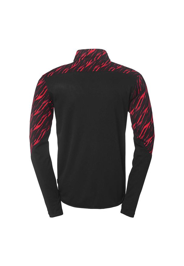 UHLSPORT - Bluza treningowa z zamkiem błyskawicznym 1/4 Uhlsport Progressive 28. Typ kołnierza: kołnierzyk stójkowy. Kolor: wielokolorowy, czarny, czerwony. Sport: piłka nożna