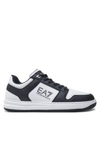 EA7 Emporio Armani Sneakersy X8X189 XK404 N181 Czarny. Kolor: czarny. Materiał: skóra