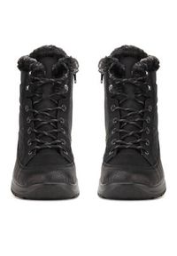 Rieker Trzewiki L7742-00 Czarny. Kolor: czarny. Materiał: materiał #2