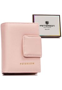 Portfel damski Peterson PTN 42329-F8 j. różowy. Kolor: różowy