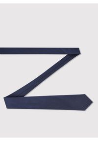 Pako Lorente - PAKO LORENTE - Jedwabny granatowy krawat z monogramem PL. Kolor: niebieski. Materiał: jedwab #2
