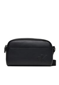 Calvin Klein Saszetka Ck Camera Bag LV04D3247G Czarny. Kolor: czarny. Materiał: skóra