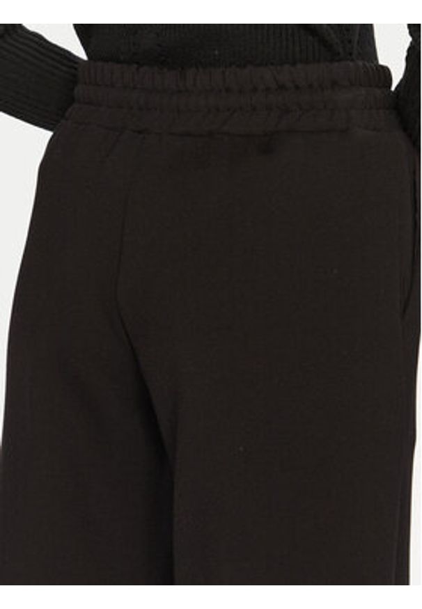 ACCESS FASHION Spodnie materiałowe 44-5114-749 Czarny Wide Leg. Kolor: czarny. Materiał: syntetyk