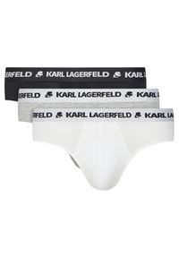 Karl Lagerfeld - KARL LAGERFELD Komplet 3 par slipów A1M47152 Kolorowy. Materiał: bawełna. Wzór: kolorowy