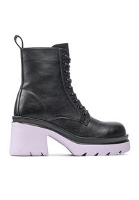 DeeZee Trzewiki H90112-1 Czarny. Kolor: czarny. Materiał: skóra #3
