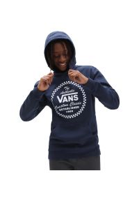 Bluza z kapturem Vans Athletic, Mężczyźni. Typ kołnierza: kaptur. Kolor: niebieski. Materiał: materiał, bawełna