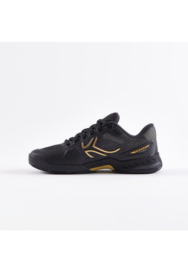 ARTENGO - Buty do tenisa TS990 damskie na mączkę ceglaną. Kolor: czarny, szary, wielokolorowy. Materiał: mesh, kauczuk. Szerokość cholewki: normalna. Sport: tenis