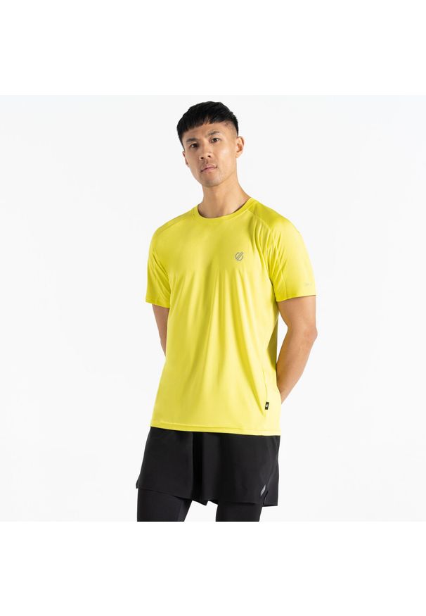 DARE 2B - Męska koszulka trekkingowa Discernible III. Kolor: żółty. Materiał: poliester