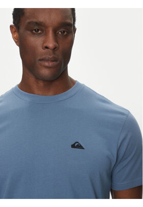 Quiksilver T-Shirt EQYZT07711 Niebieski Regular Fit. Kolor: niebieski. Materiał: bawełna