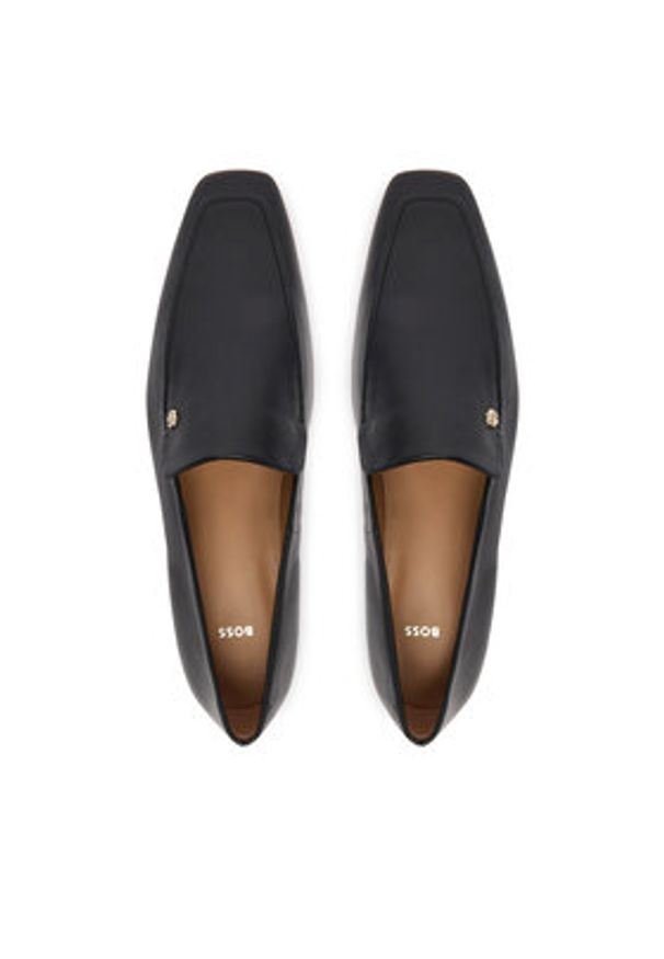 BOSS Lordsy Charlize 50557644 Czarny. Kolor: czarny. Materiał: skóra