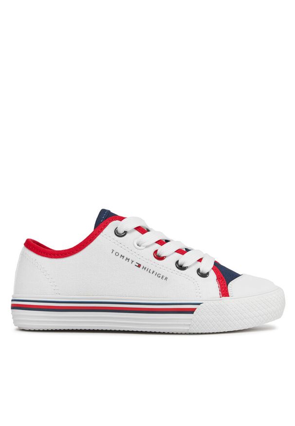 TOMMY HILFIGER - Trampki Tommy Hilfiger. Kolor: biały