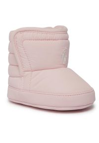 Śniegowce Polo Ralph Lauren RL100623 LIGHT PINK NYLON W/ CREAM PP. Kolor: różowy. Materiał: materiał #1