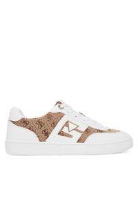 Guess Sneakersy FLTNC2 ELE12 Biały. Kolor: biały. Materiał: skóra