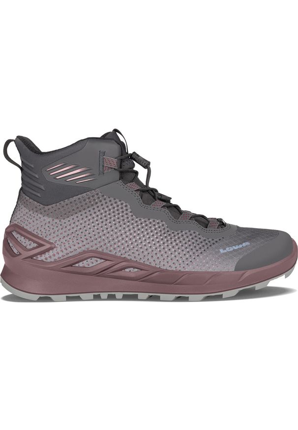 Buty trekkingowe damskie Lowa Merger Mid Gtx. Kolor: szary. Materiał: syntetyk, materiał. Szerokość cholewki: normalna. Styl: sportowy