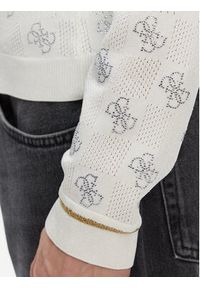 Guess Sweter W5GR07 Z3D60 Beżowy Regular Fit. Kolor: beżowy. Materiał: wiskoza #4