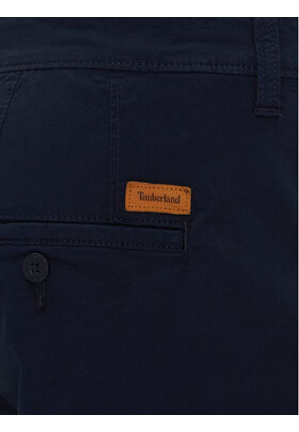 Timberland Szorty materiałowe TB0A5U2K Granatowy Regular Fit. Kolor: niebieski. Materiał: bawełna