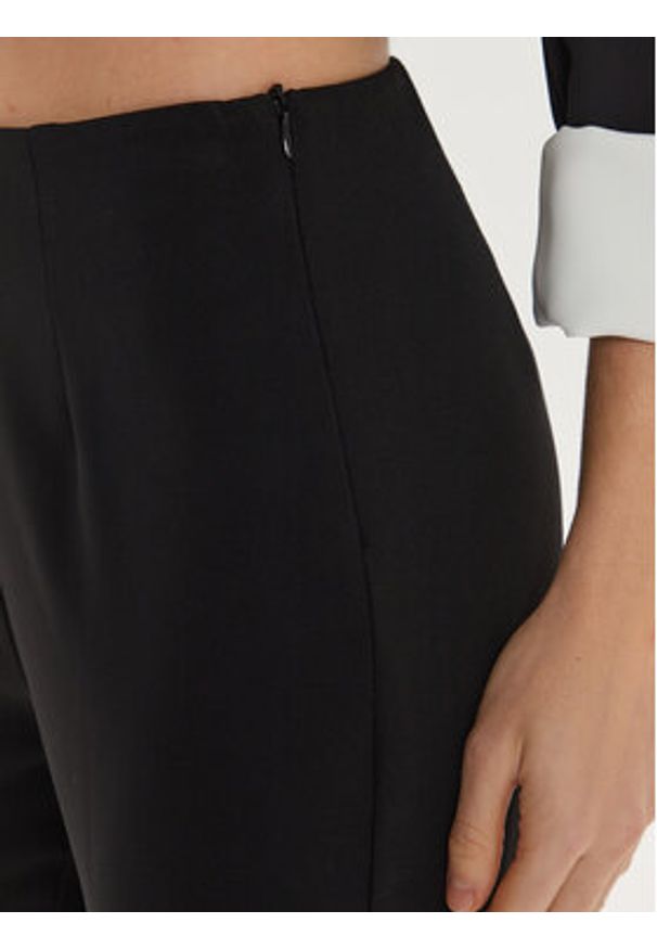 Imperial Chinosy P5C9IKP Czarny Slim Fit. Kolor: czarny. Materiał: syntetyk