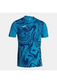 Koszulka sportowa Joma Lion II niebieska XL. Kolor: niebieski. Sport: piłka nożna, fitness