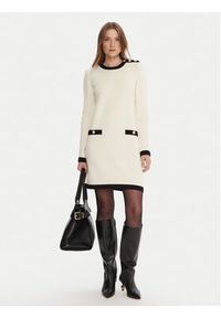 Gaudi Sukienka dzianinowa 521FD13009 Écru Regular Fit. Materiał: wiskoza #4