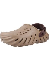 Buty do chodzenia męskie Crocs Echo Clog. Kolor: brązowy, beżowy, wielokolorowy. Materiał: syntetyk, materiał