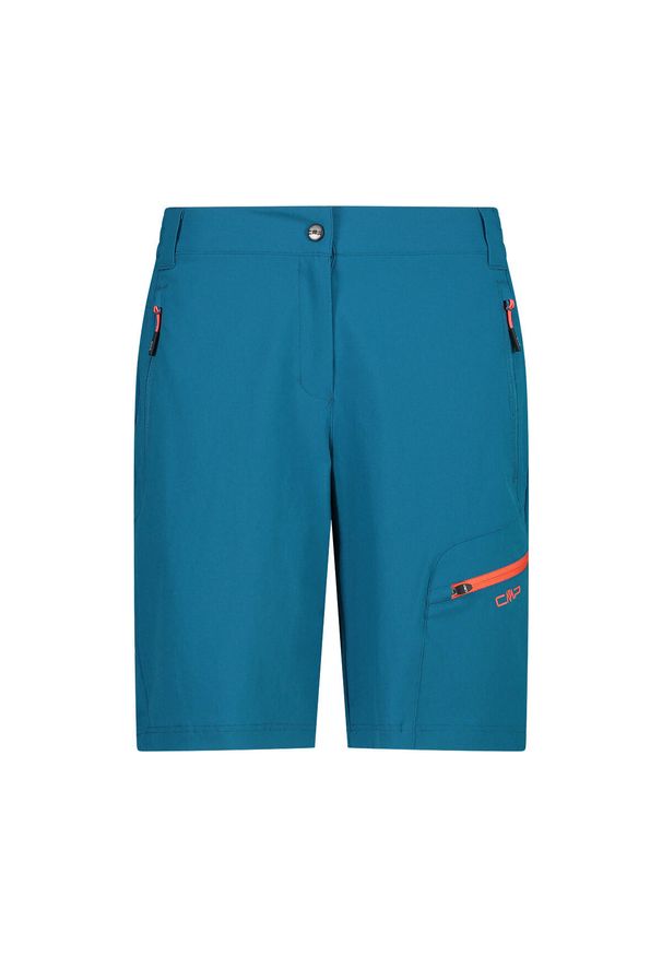 Damskie szorty bermudzkie CMP. Kolor: zielony. Sezon: lato. Sport: turystyka piesza