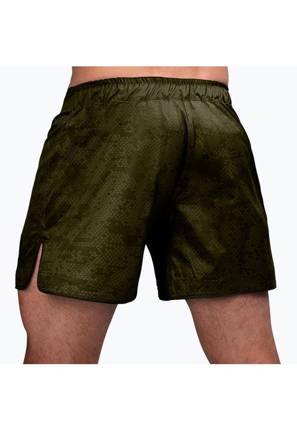 HAYABUSA - Spodenki treningowe męskie Hayabusa Hex Mid-Thigh. Kolor: zielony
