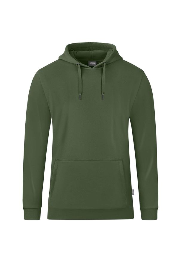 Bluza z kapturem Jako Organic. Okazja: do pracy. Typ kołnierza: kaptur. Kolor: zielony