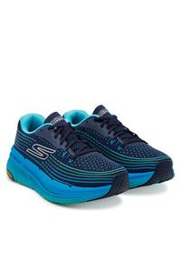 skechers - Skechers Buty do biegania Max Cushioning Premier 2.0-Vivid 2.0 220835/NVBL Granatowy. Kolor: niebieski. Materiał: materiał #6