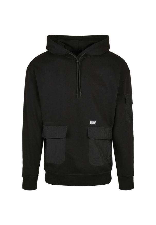 Bluza z kapturem Urban Classics commuter. Typ kołnierza: kaptur. Kolor: czarny