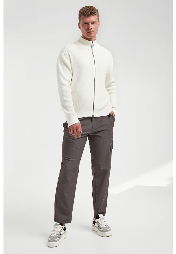 Armani Exchange - Sweter męski wełniany ARMANI EXCHANGE. Materiał: wełna
