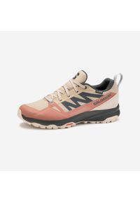 salomon - Buty turystyczne damskie Salomon Saliba. Kolor: szary, pomarańczowy, wielokolorowy. Styl: sportowy
