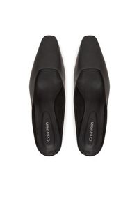 Calvin Klein Klapki Heel Mule Pump 50 - Lth HW0HW02332 Czarny. Kolor: czarny. Materiał: skóra #4