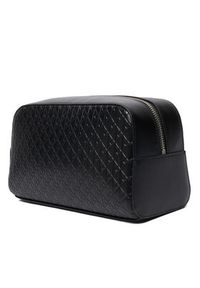 Calvin Klein Kosmetyczka Embossed Emblem Washbag LV04D1146G Czarny. Kolor: czarny. Materiał: skóra #4