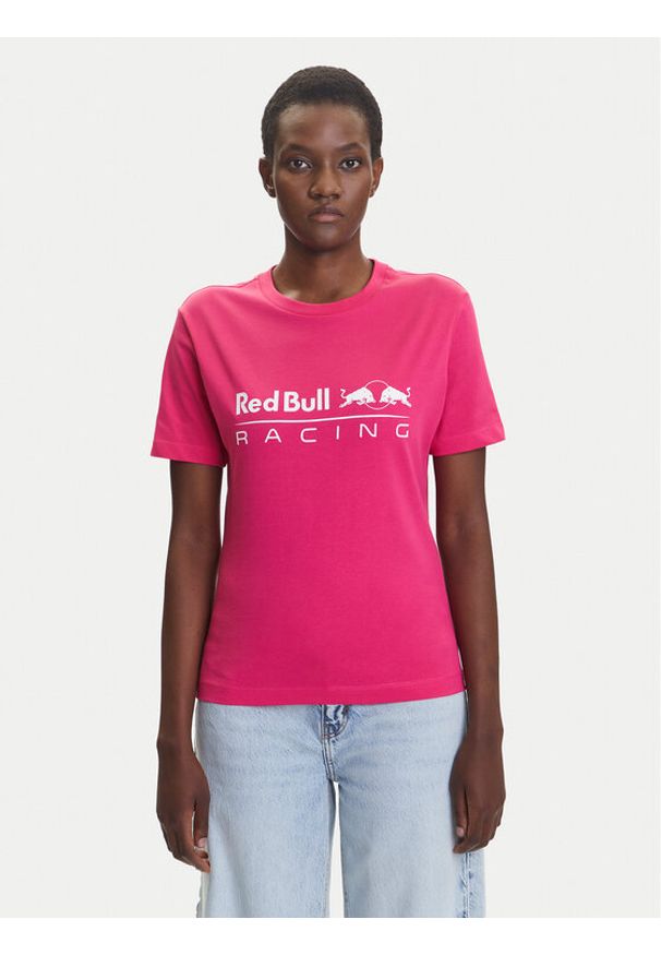 Pepe Jeans T-Shirt Red Bull Racing RL500004 Różowy Regular Fit. Kolor: różowy. Materiał: bawełna