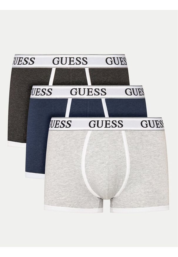 Guess Komplet 3 par bokserek U4BG80 KCEJ0 Kolorowy. Materiał: bawełna. Wzór: kolorowy