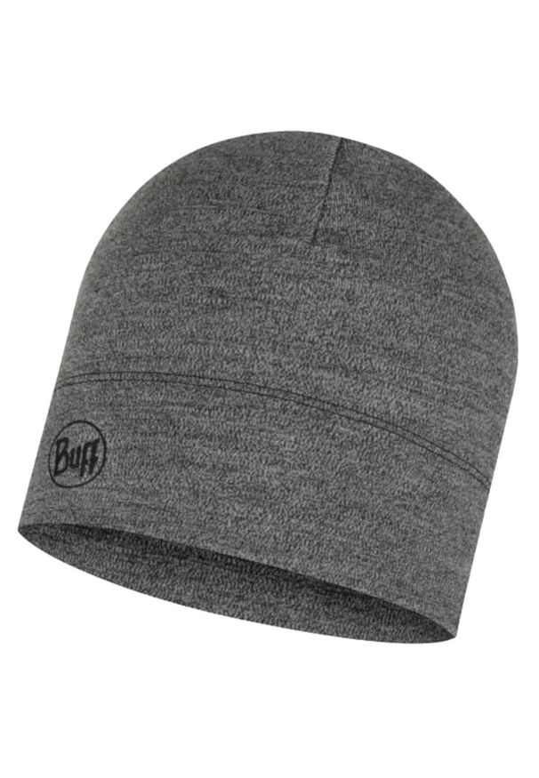 Buff - Czapka dla dorosłych BUFF® Midweight Hat LIGHT Merino. Kolor: szary. Materiał: wełna. Styl: sportowy