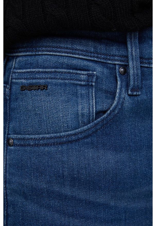 G-Star RAW - G-Star Raw Jeansy Kafey damskie high waist. Stan: podwyższony. Kolor: niebieski