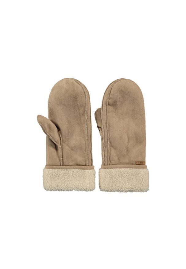 Rękawiczki damskie Barts Yokam. Kolor: zielony, brązowy, wielokolorowy. Materiał: futro, skóra. Sezon: zima. Sport: narciarstwo