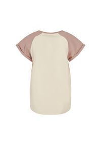Urban Classics - T-shirt Dla Dziewczynki. Kolor: wielokolorowy, różowy, beżowy