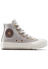 Adidasy Converse Con Obuwie Chuck Taylor As Eva Lift, Dzieci. Okazja: na co dzień. Kolor: szary. Materiał: materiał
