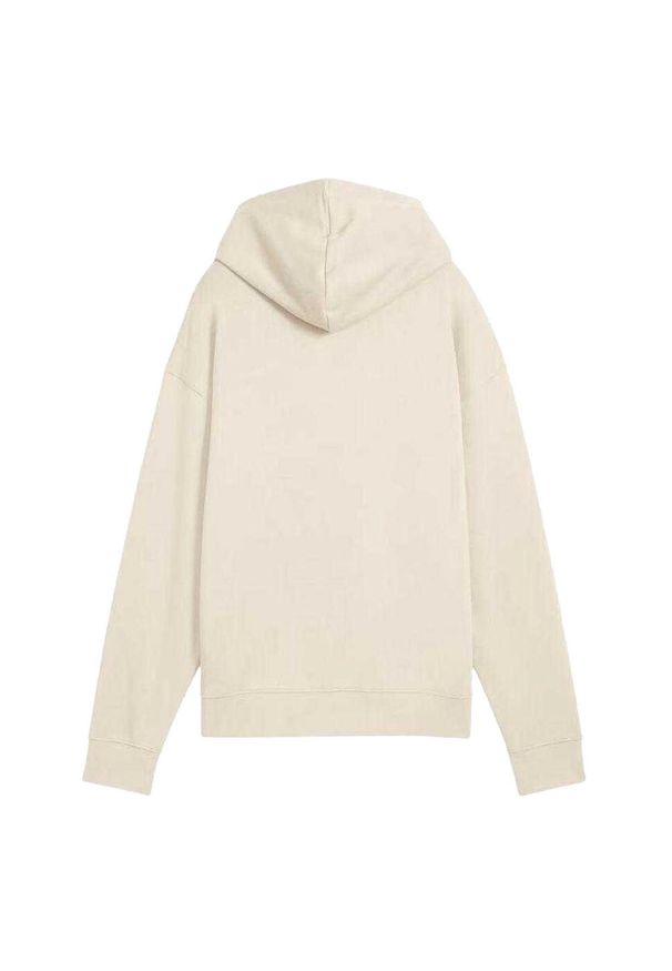 Puma - Damska Bluza Z Kapturem ESS Script Comfort. Typ kołnierza: kaptur. Kolor: beżowy