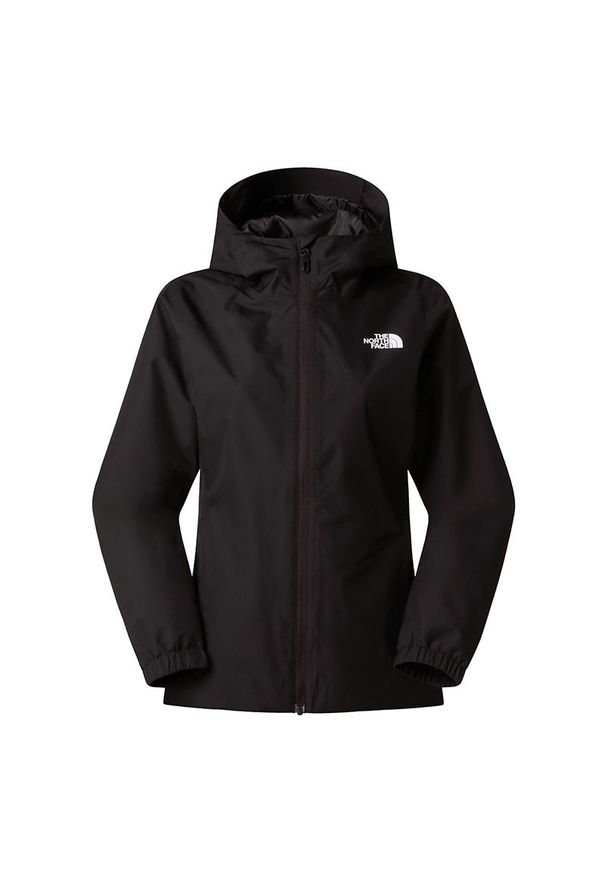 Kurtka damska The North Face Quest DryVent 0A8G12JK31 - czarna. Kolor: czarny. Materiał: materiał, poliester. Sport: wspinaczka, turystyka piesza
