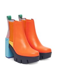 United Nude Botki Grip Chelsea Mid IV 1095992116 Pomarańczowy. Kolor: pomarańczowy. Materiał: skóra #6