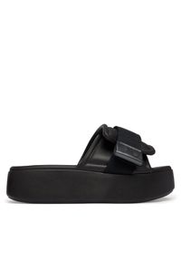 melissa - Melissa Klapki Melissa Free Fuzzy Slide Platform Ad 37835 Czarny. Kolor: czarny. Obcas: na platformie #1