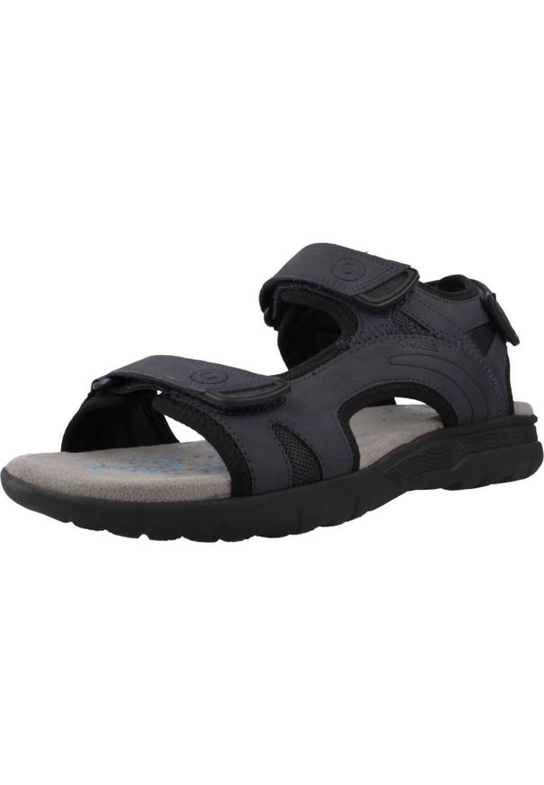 Sandały Geox Model U Spherica Ec5 Kolor Niebieski. Kolor: niebieski. Materiał: tkanina, syntetyk